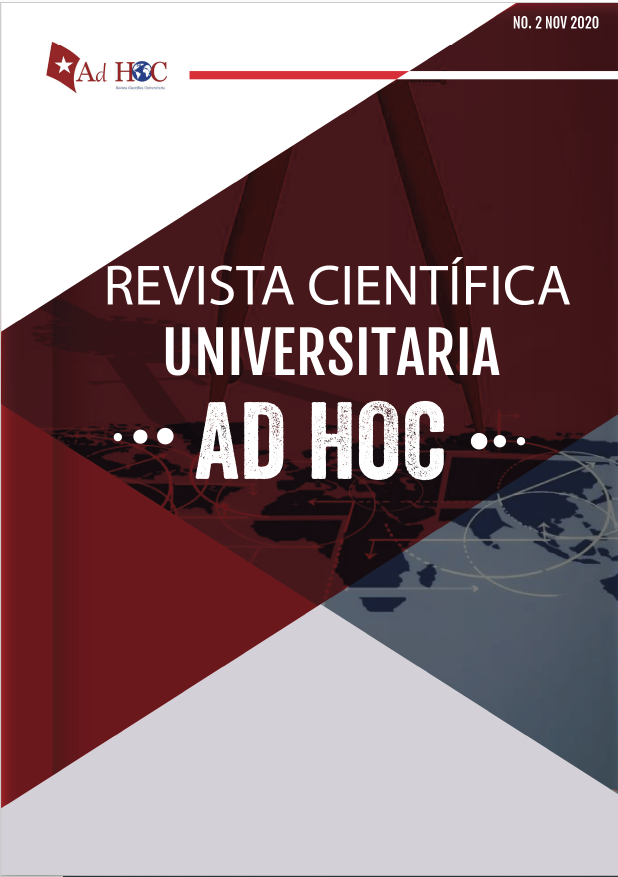 Ver Vol. 1 Núm. 2 (2020): Revista Científica Universitaria Ad Hoc. Vol 1. Núm 2 (Noviembre, 2020)
