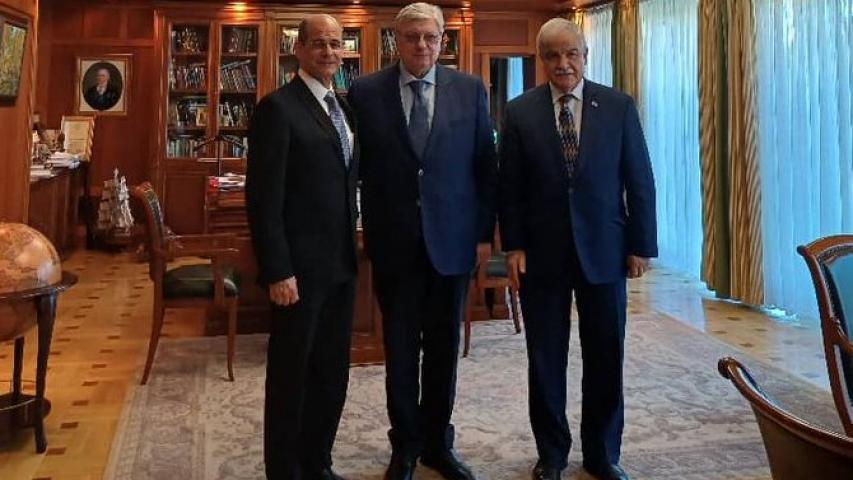 El Rector del ISRI, Rogelio Sierra Díaz fue recibido por el Rector del Mgimo_en embajador Anatoly V. Torkunov