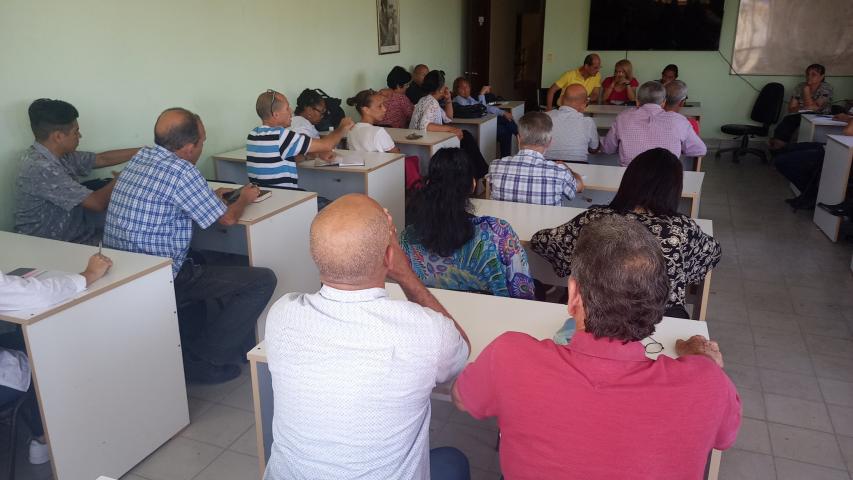 Taller para el perfeccionamiento del trabajo político ideológico en el ISRI